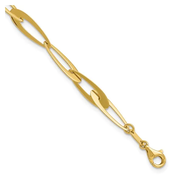 Leslie's 14 Karat Yellow Gold Fashion Bracelet Forever Young Fine Jewelers St. George, UT