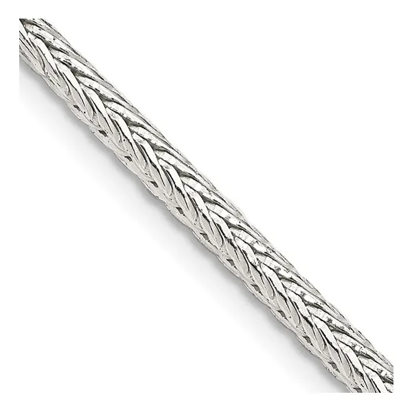 Sterling Silver Round Diamond Cut Franco Chain Image 2 Forever Young Fine Jewelers St. George, UT