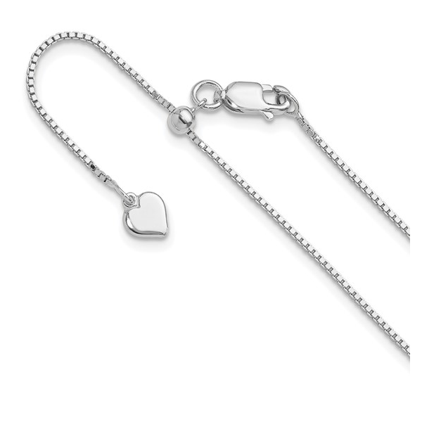 Leslies Sterling Silver Adjustable Box Chain Forever Young Fine Jewelers St. George, UT