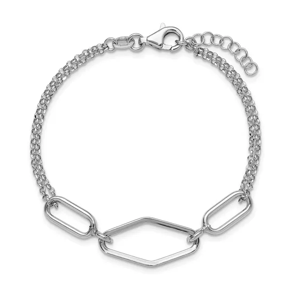 Leslie's Sterling Silver Fashion Bracelet Image 2 Forever Young Fine Jewelers St. George, UT