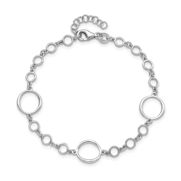 Lesile's Sterling Silver Circle Fashion Bracelet Forever Young Fine Jewelers St. George, UT