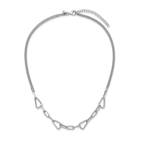 Leslie's Sterling Silver Fashion Necklace Image 2 Forever Young Fine Jewelers St. George, UT