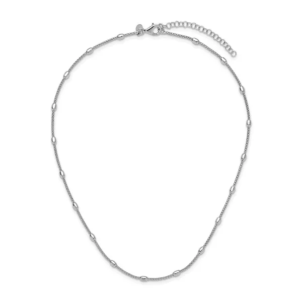 Sterling Silver Beaded Fashion Necklace Image 2 Forever Young Fine Jewelers St. George, UT