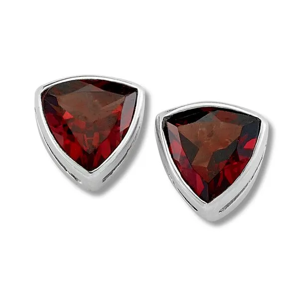 Sterling Silver 'Pandana' Blue Topaz Gemstone Stud Earrings Forever Young Fine Jewelers St. George, UT