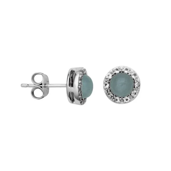Sterling Silver Aquamarine Gemstone Fashion Earrings Forever Young Fine Jewelers St. George, UT
