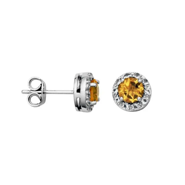 Sterling Silver Citrine Gemstone Fashion Earrings Forever Young Fine Jewelers St. George, UT