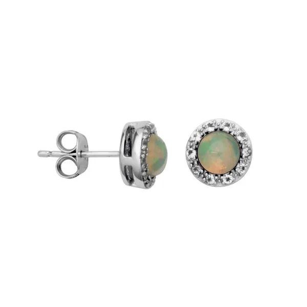 Sterling Silver Ethiopian Opal Gemstone Earrings Forever Young Fine Jewelers St. George, UT