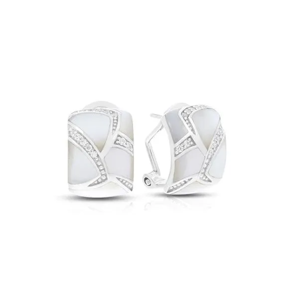 Sterling Silver 'Sirena' Mother Of Pearl Inlay Earrings by Belle Etoile Forever Young Fine Jewelers St. George, UT