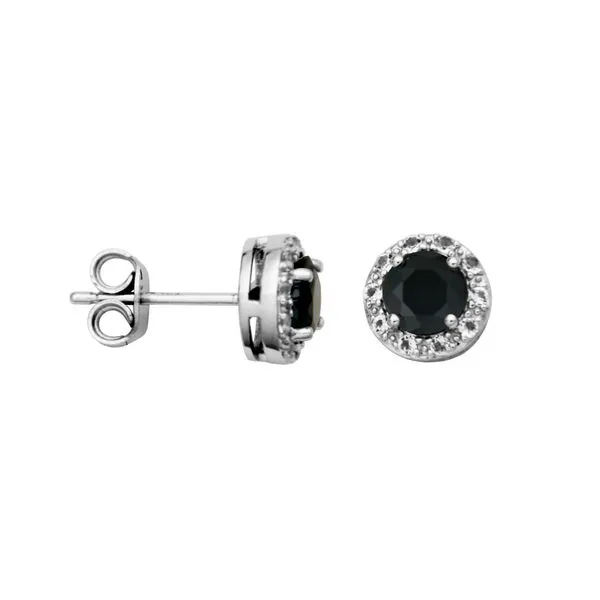 Stering Silver Black Spinel Gemstone Earrings Forever Young Fine Jewelers St. George, UT