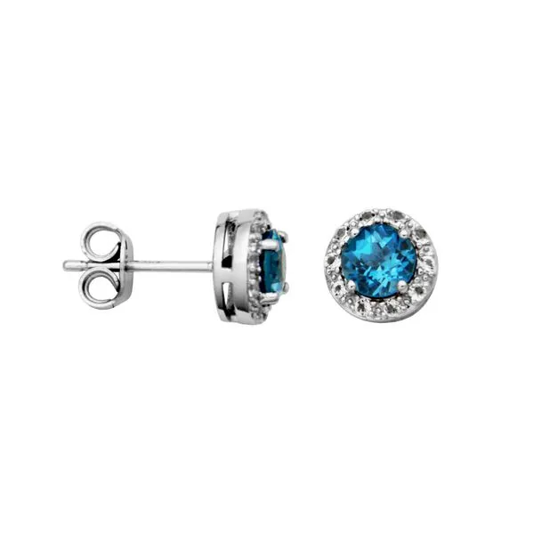 Sterling Silver London Blue Topaz Gemstone Fashion Earrings Forever Young Fine Jewelers St. George, UT