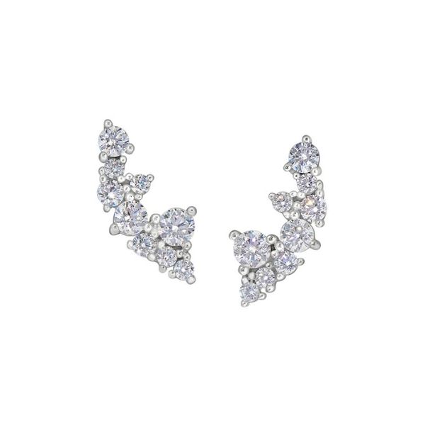 A Pair Of Sterling Silver Cluster Climber Stud Earrings Forever Young Fine Jewelers St. George, UT