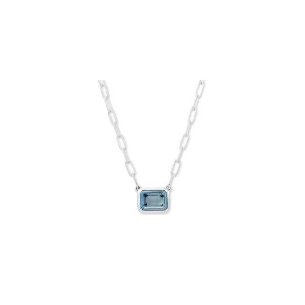 Sterling Sislver Blue Topaz Gemstone Pendant Forever Young Fine Jewelers St. George, UT