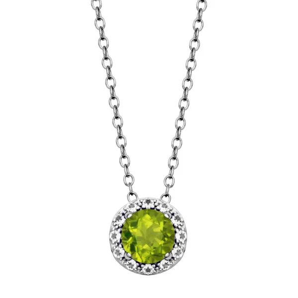 Sterling Silver Peridot Gemstone Fashion Pendant Forever Young Fine Jewelers St. George, UT