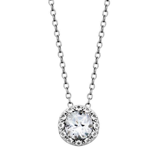 Sterling Silver White Topaz Gemstone Fashion Pendant Forever Young Fine Jewelers St. George, UT