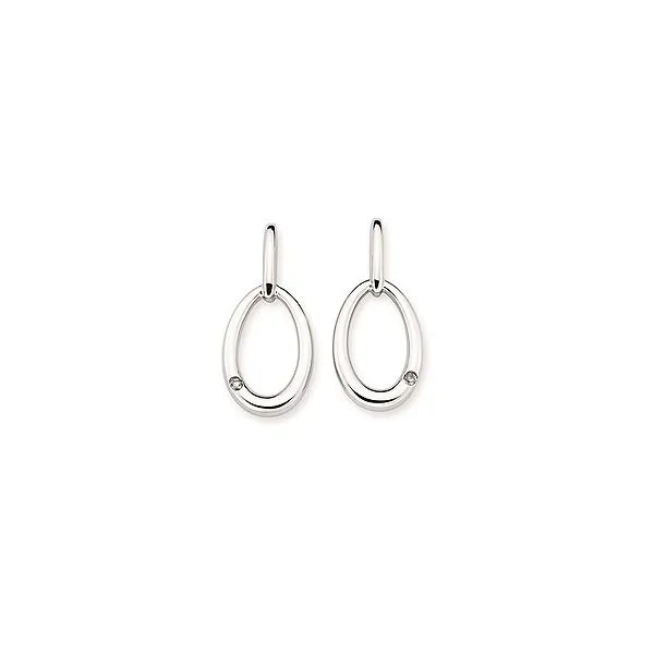 A Pair of Diva Diamonds® Oval Teardrop Style Fashion Earrings Forever Young Fine Jewelers St. George, UT