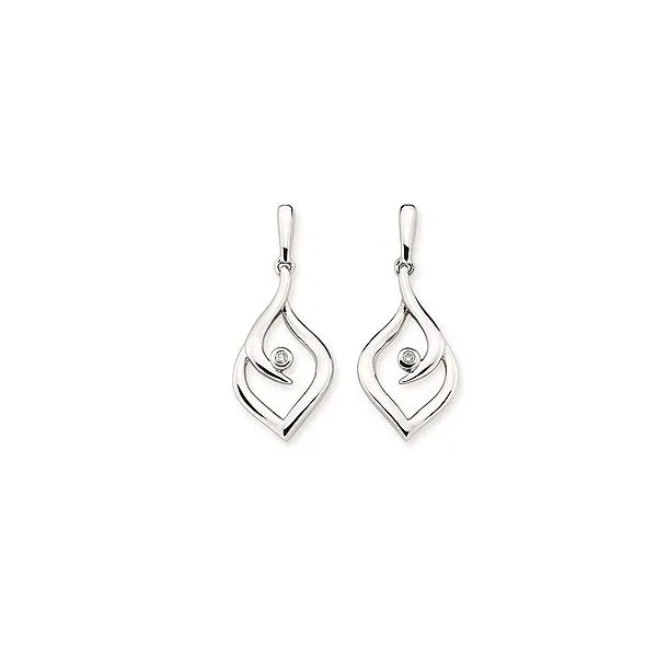 Sterling Silver Diva Diamonds® Drop Dangle Style Fashion Earrings Forever Young Fine Jewelers St. George, UT