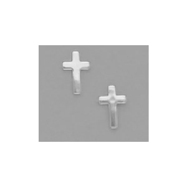 A Pair of White tTne Baby Cross eerrings Forever Young Fine Jewelers St. George, UT