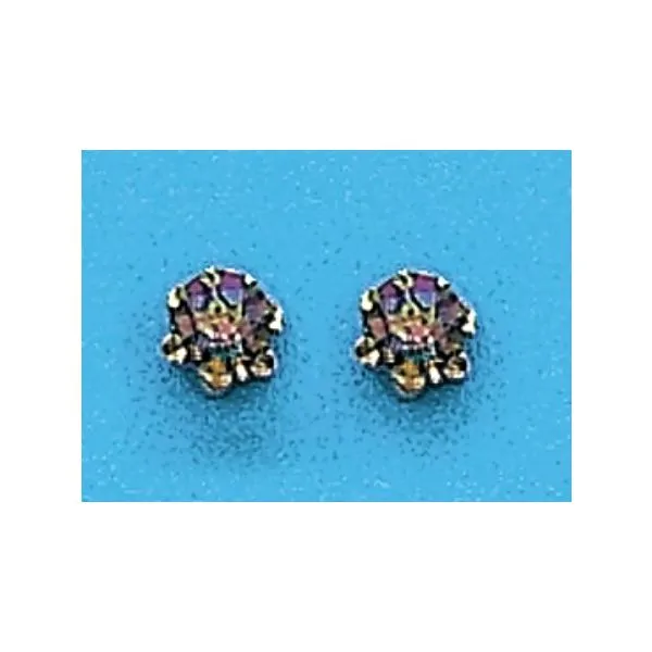 A Pair of Yellow Gold Filled Mystic Fire topaz Fashion Earrings Forever Young Fine Jewelers St. George, UT