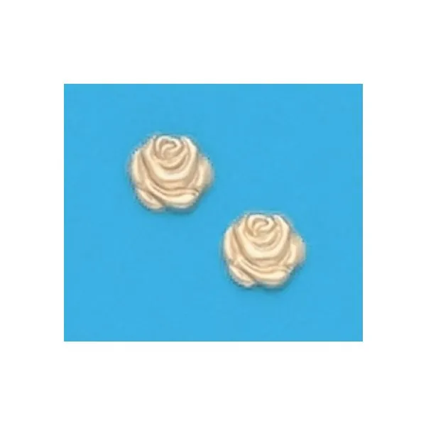 A Pair of Yellow Tone Rose Bud Earrings Forever Young Fine Jewelers St. George, UT