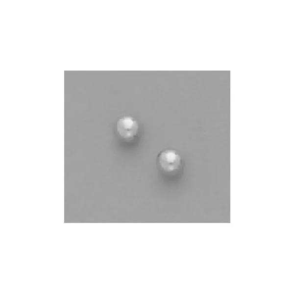 A Pair of White Tone 3 mm Ball Stud Earrings Forever Young Fine Jewelers St. George, UT