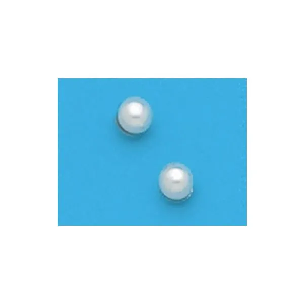 A Pair of 4 mm Simulated Pearl Earrings Forever Young Fine Jewelers St. George, UT