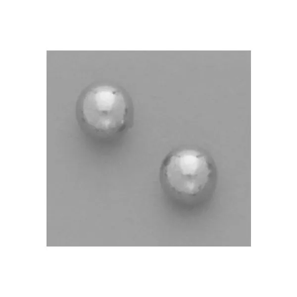 A Pair of White Tone 6 mm Ball Stud Earrings Forever Young Fine Jewelers St. George, UT