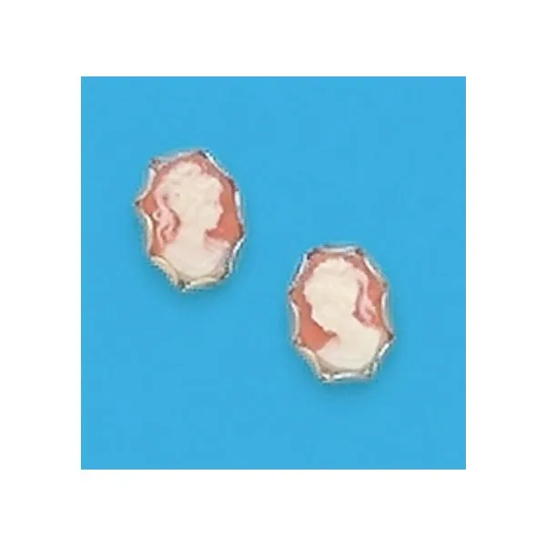 A Pair of Yellow Tone Oval Cameo Earrings Forever Young Fine Jewelers St. George, UT