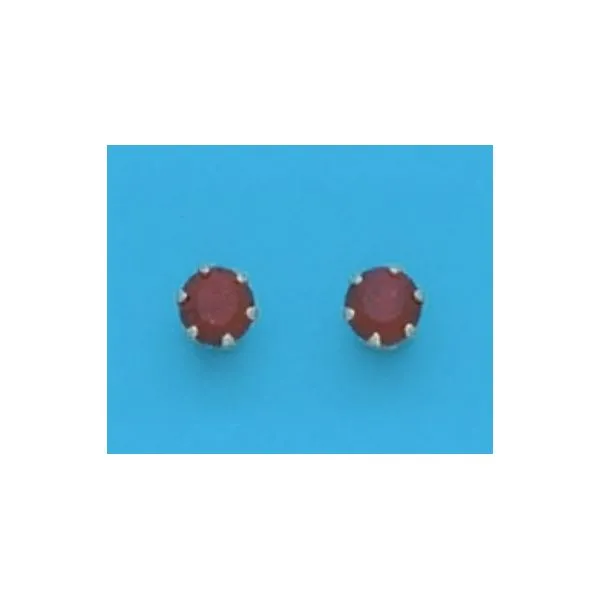 A Pair of Simulated Swarovski Crystal January (Garnet) Birthstone Stud Earrings Forever Young Fine Jewelers St. George, UT