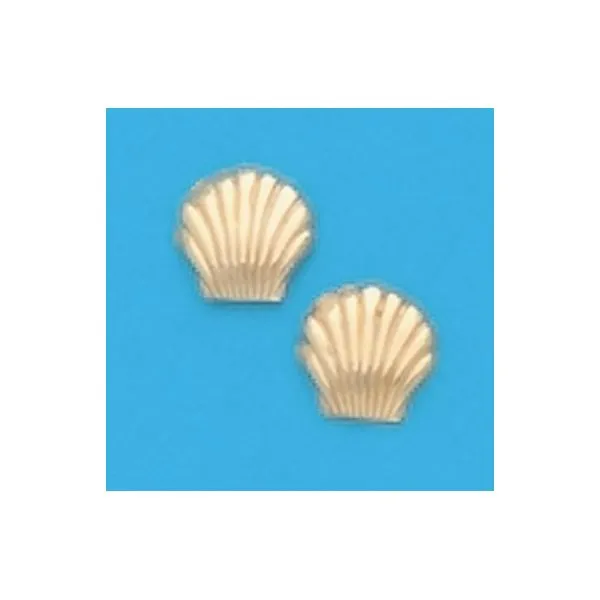 A Pair of Yellow Tone Seashell Earrings Forever Young Fine Jewelers St. George, UT