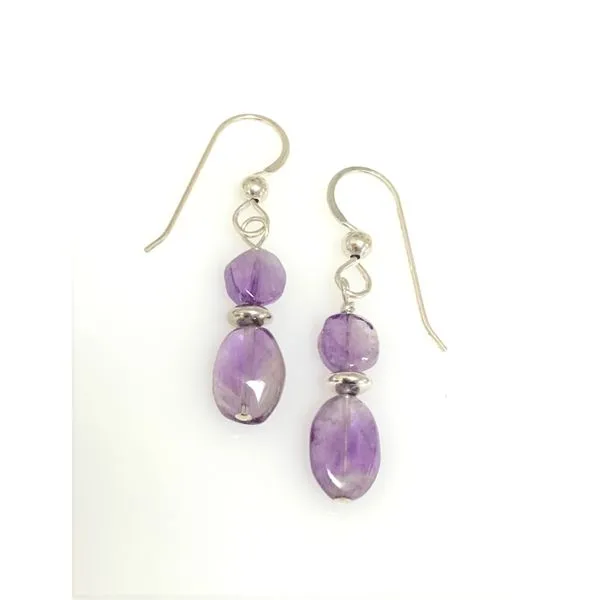Handmade Amethyst Bead Dangle Earrings Forever Young Fine Jewelers St. George, UT