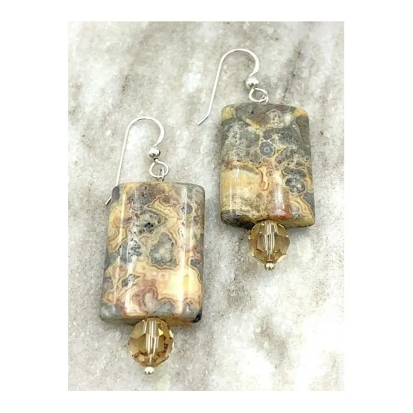 Handmade Jasper and Swarovski Forever Young Fine Jewelers St. George, UT