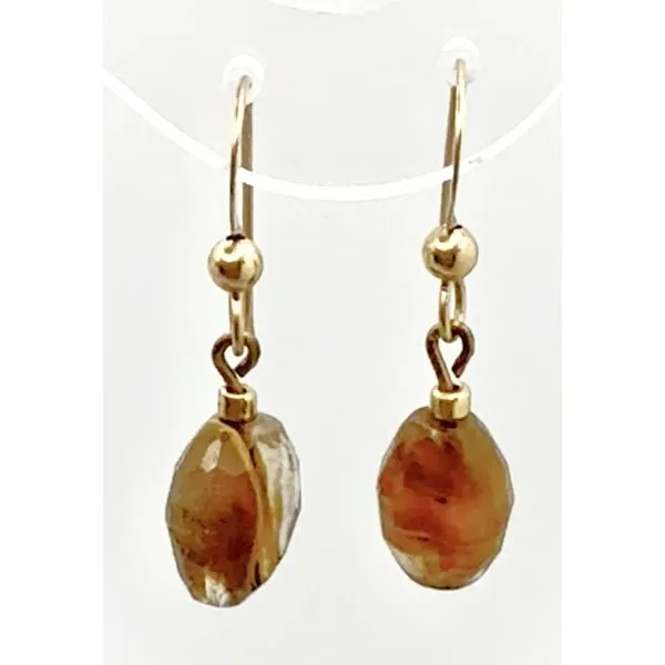Small Gold Filled Handmade Tigers Eye Gemstone Earrings Forever Young Fine Jewelers St. George, UT