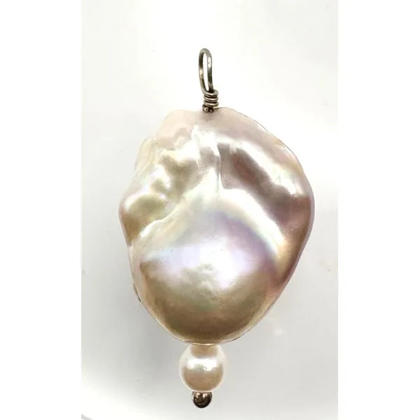 Handmade Sterling Silver Pink Barque Pearl Pendant Forever Young Fine Jewelers St. George, UT