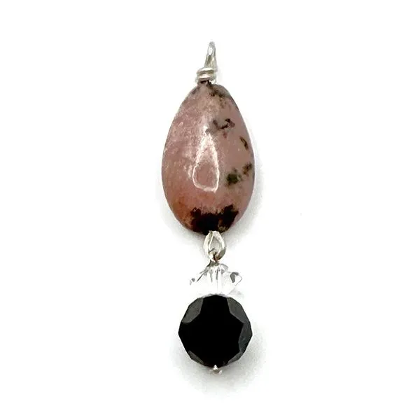 Handmade Sterling Silver Rhodonite Pendant Forever Young Fine Jewelers St. George, UT