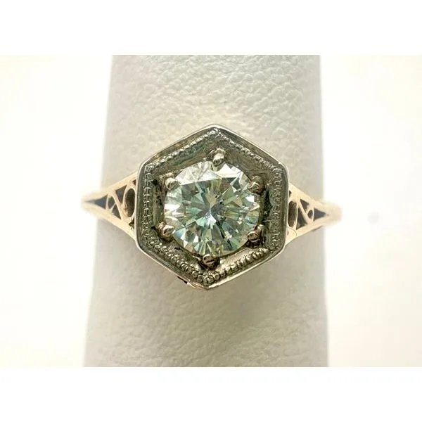 Modern Estate 14 Karat Yellow Gold Diamond Ring Image 2 Forever Young Fine Jewelers St. George, UT