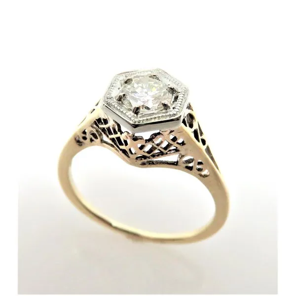 Modern Estate 14 Karat Yellow Gold Diamond Ring Forever Young Fine Jewelers St. George, UT