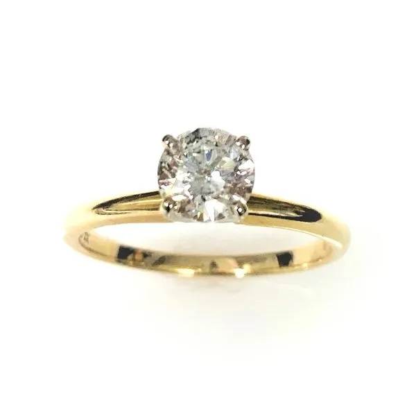 Modern Estate 14 Karat Yellow Gold Solitaire Engagement Ring Forever Young Fine Jewelers St. George, UT