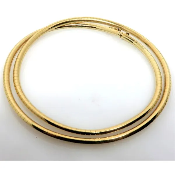 Modern Estate 14 Karat Yellow Gold Omega Collar Forever Young Fine Jewelers St. George, UT