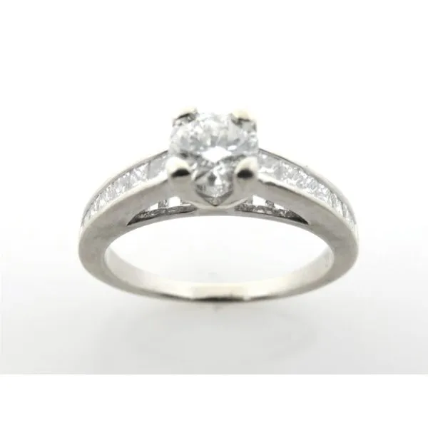 14 Karat White Gold Modern Estate Diamond Engagement Ring Forever Young Fine Jewelers St. George, UT