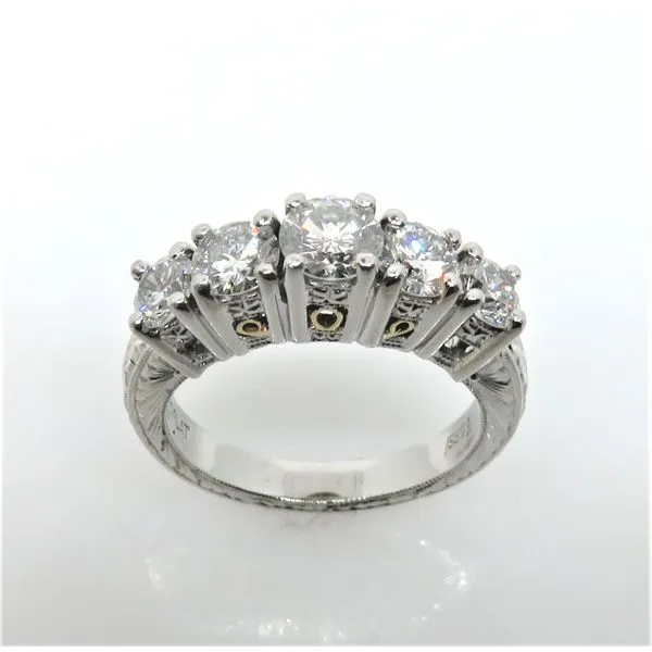 Platinum and 18 karat yellow g Forever Young Fine Jewelers St. George, UT