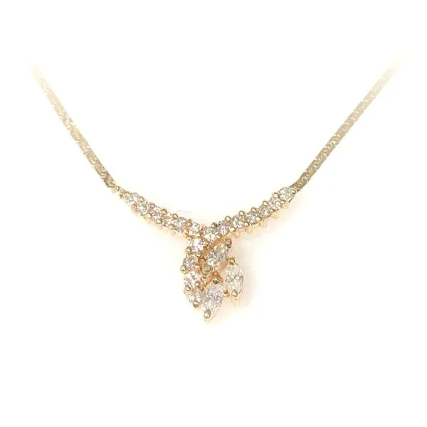 14 Karat Yellow Gold Estate Diamond Fashion Necklace Forever Young Fine Jewelers St. George, UT