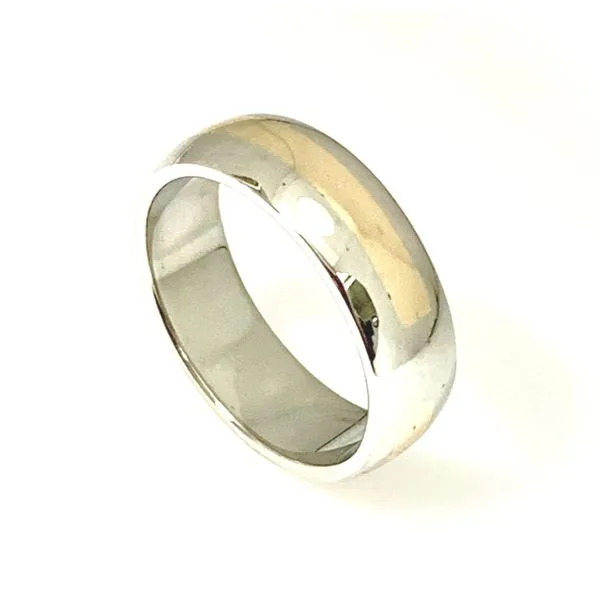 14 Karat White and Yellow Gold Estate Wedding Band Forever Young Fine Jewelers St. George, UT