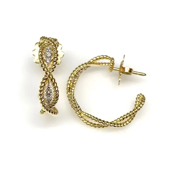 Estate 18 Karat Yellow Gold Diamond 
