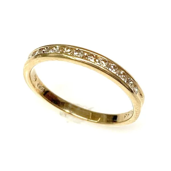 Estate 10 Karat Yellow Gold Diamond Anniversary Band Forever Young Fine Jewelers St. George, UT