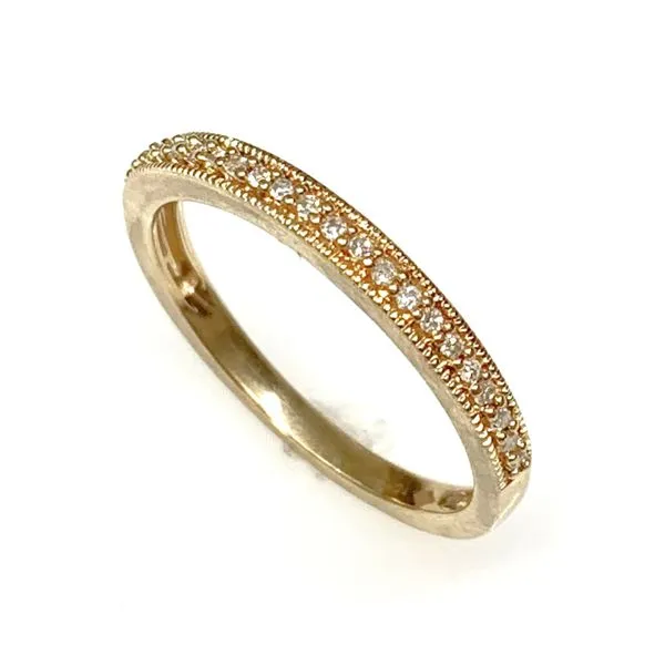 Estate 10 Karat Yellow Gold Diamond Anniversary Band Forever Young Fine Jewelers St. George, UT