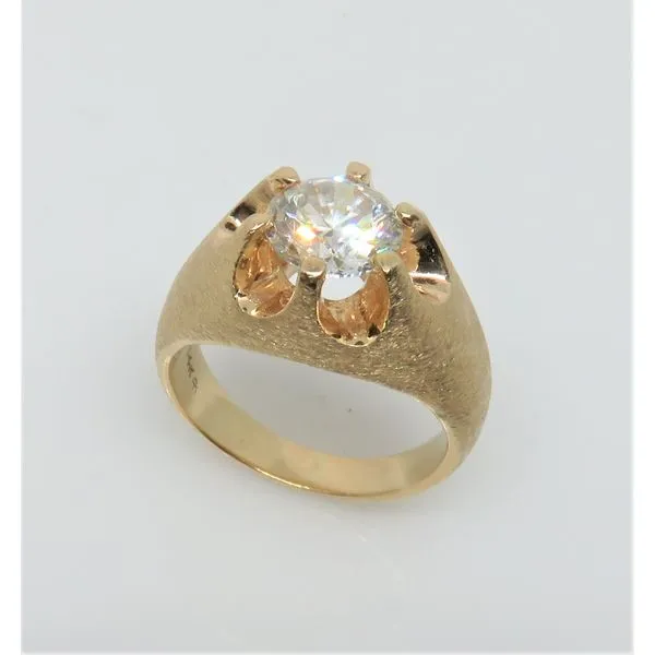 Gent's 14 Karat Yellow Gold Estate Diamond Ring Forever Young Fine Jewelers St. George, UT