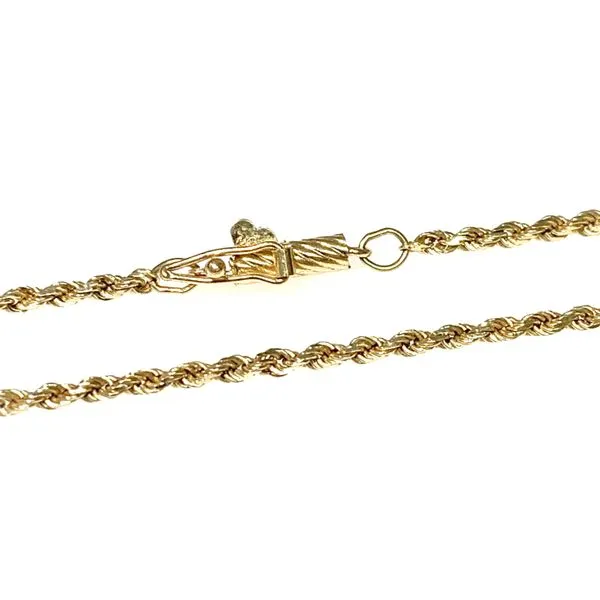 14 Karat Yellow Gold Estate Diamond Cut Rope Chain Forever Young Fine Jewelers St. George, UT