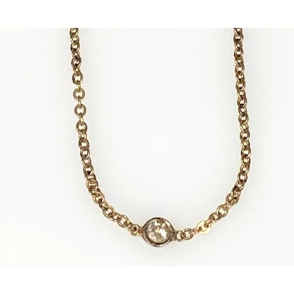 14 Karat Yellow Gold Estate Diamond Solitare Pendant Forever Young Fine Jewelers St. George, UT