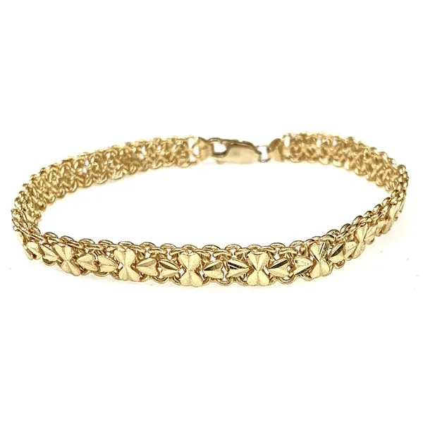 18 Karat Yellow Gold Estate Fancy Link Bracelet Forever Young Fine Jewelers St. George, UT