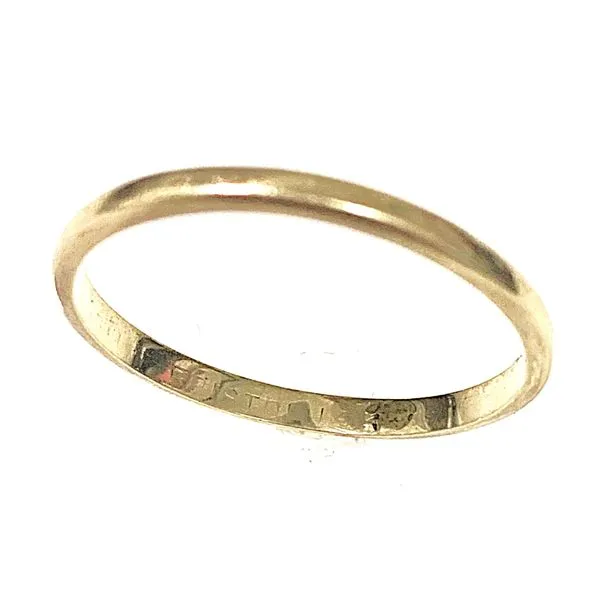 14 Karat Yellow Gold Estate WEdding Band Forever Young Fine Jewelers St. George, UT